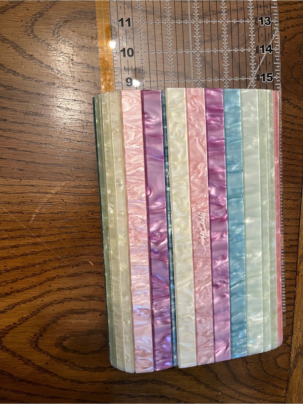 Betsey Johnson "Strip Strip Hooray" clutch - Picture 13 of 15